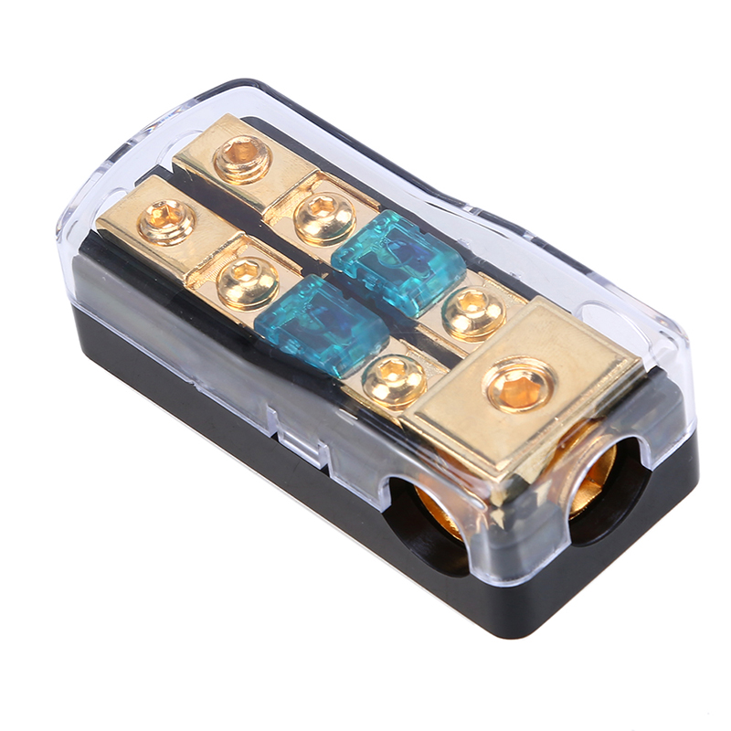 80A 3 Ways Car Audio Fuse Holder Safety Fuse Box For ... fuse box safety 