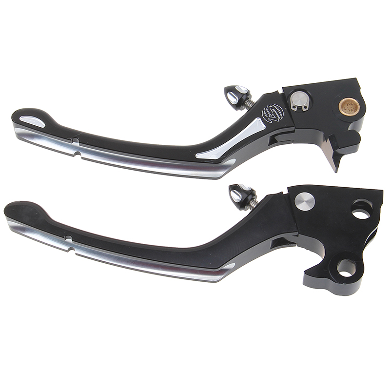 Motorcycle Black Brake Clutch Levers For Harley Davidson RSD Adjustable