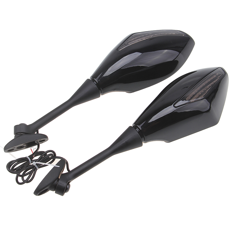 Black LED Rear View Mirror Turn Signal Light For Honda ... 04 cbr 600rr wiring diagram 