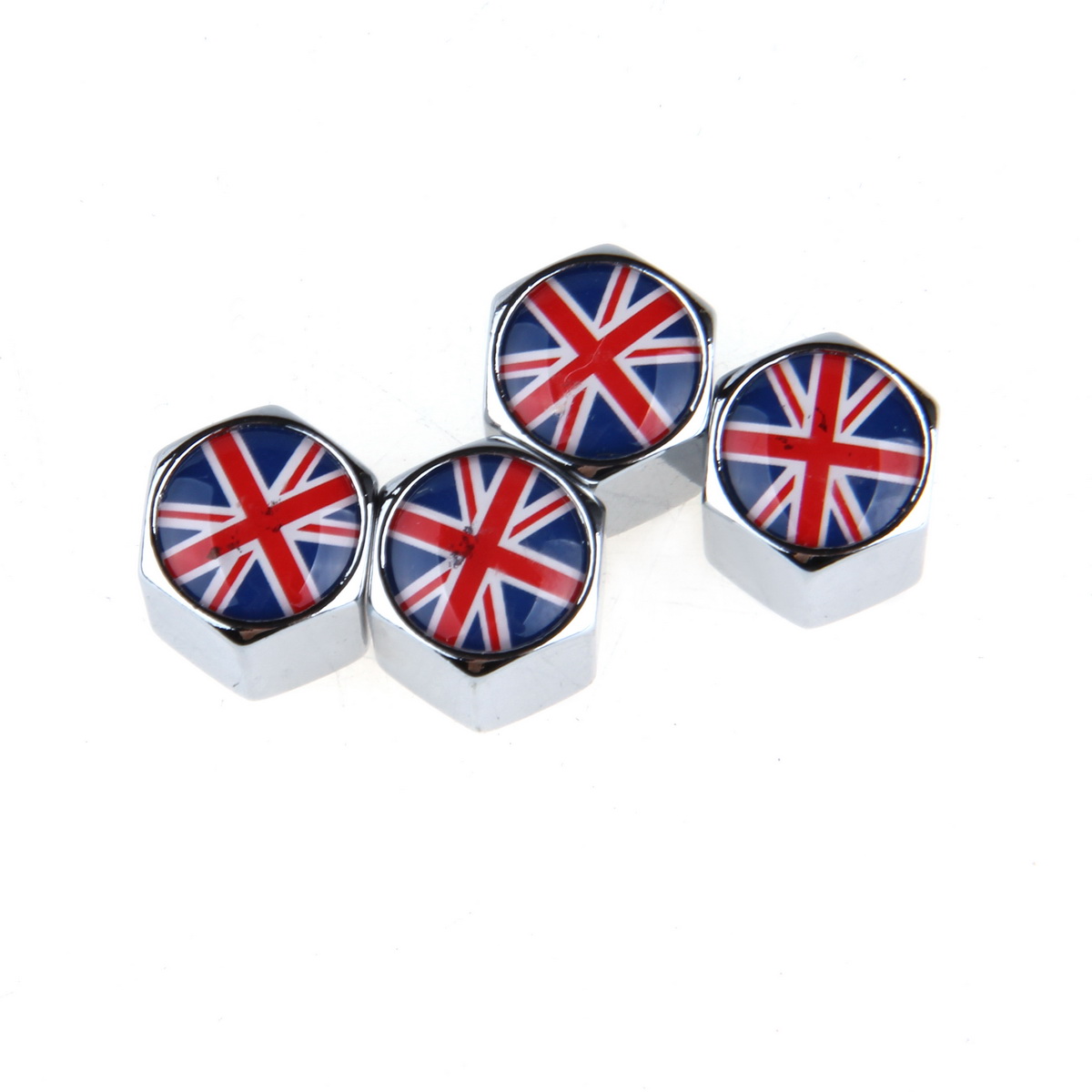 Universal 8mm Car Wheel Tyre Tire Air Valve Caps UK United Kingdom Flag for Ford
