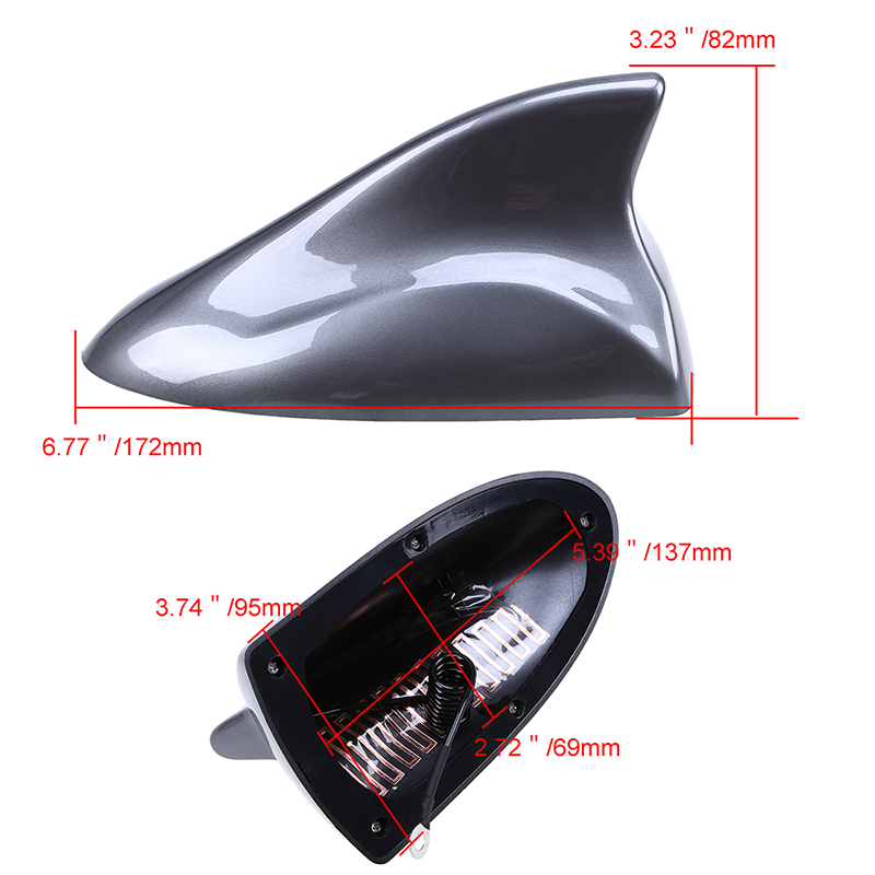 Car Roof Radio FM/AM Signal Shark Fin Antenna Aerial For Honda Accord ...