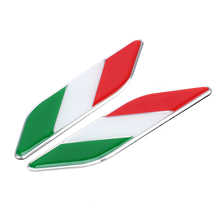 Auto Car Italy Flag Italian Emblem Stickers Decal For Ferrari ...