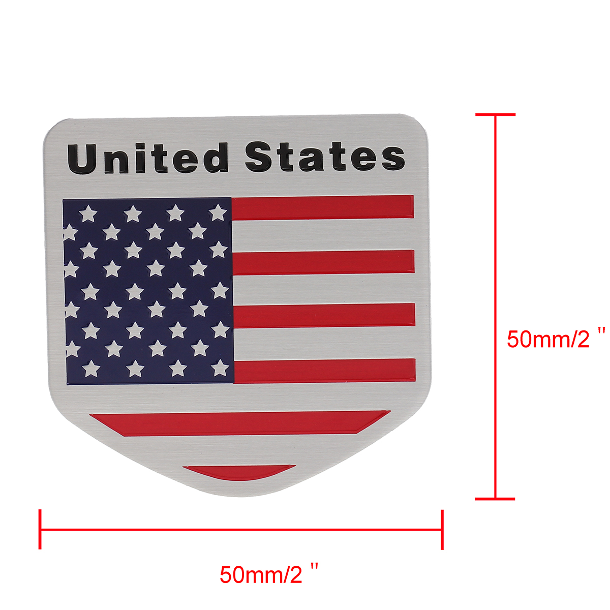 3D Car United States Flag Style Stickers Badge Sticker Decal For Car ...