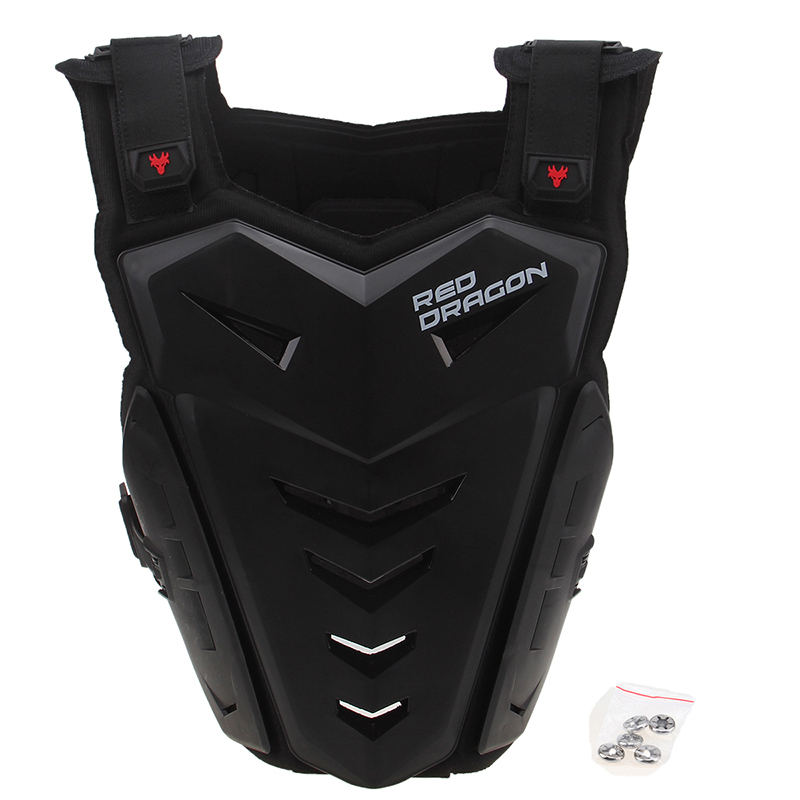 Motorcycle Back Chest Protector Body Armor ATV Sport Dirt Bike Vest ...