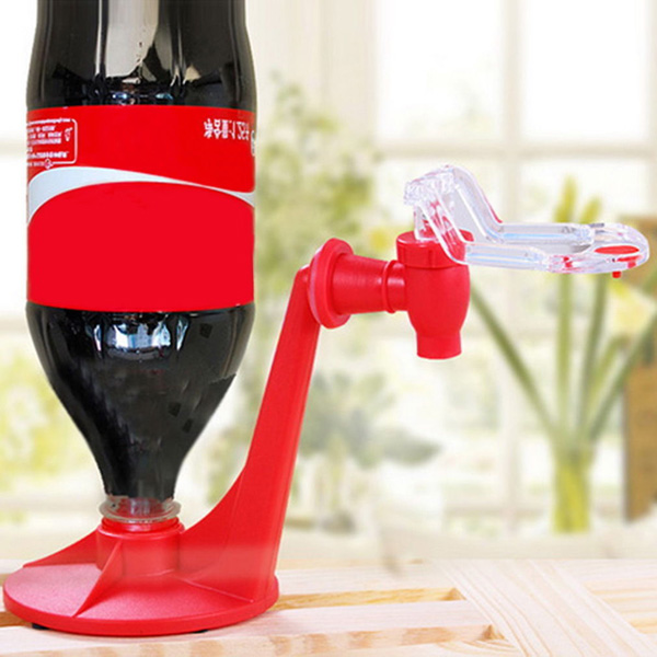 1pc Carbonated soda drink dispenser bottle cola inverted drinking water  dispenser switch gadget party home bar