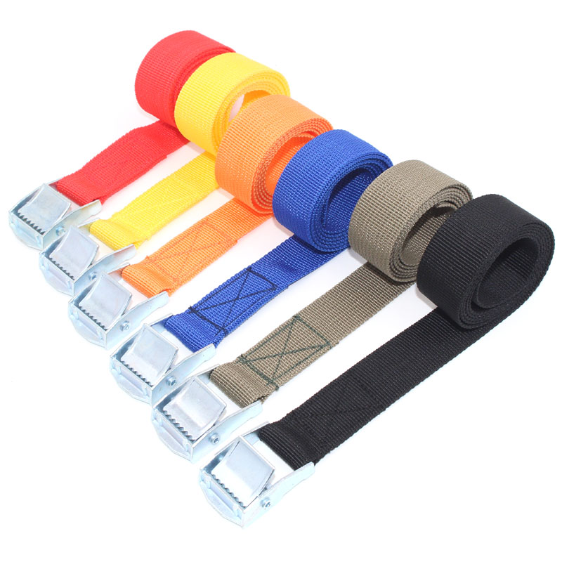 Buckle Tie Down Straps Roof Rack Trailers Cargo 25MM X 2500MM Long PULL ...