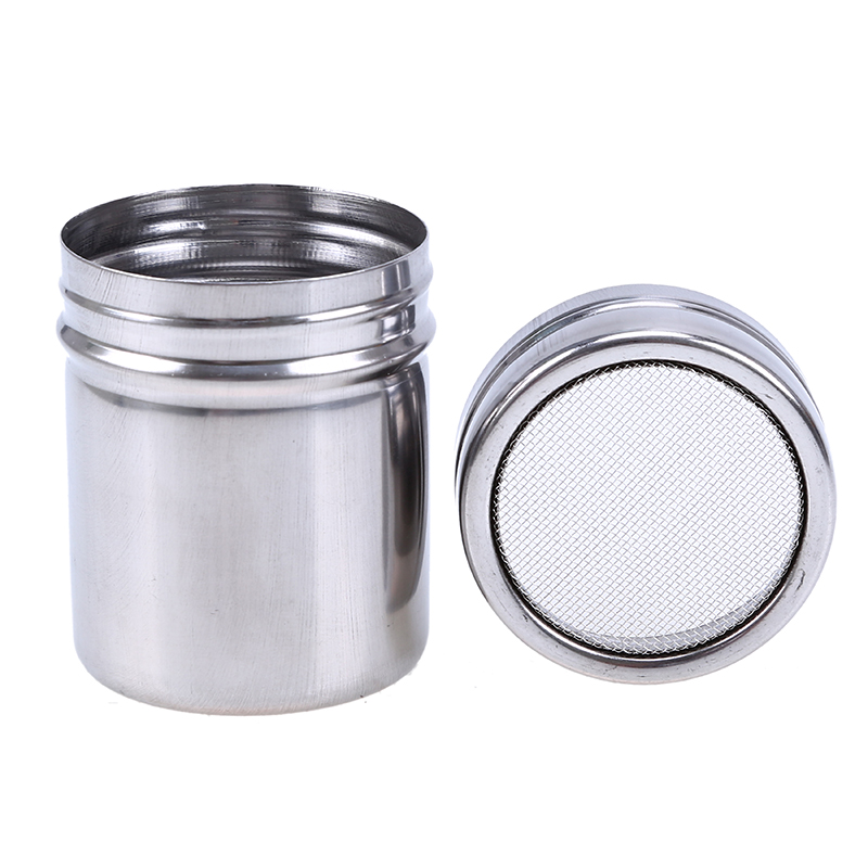 Stainless Steel Flour Sifter Sieve Filter Baking Sugar Powder Cocoa ...