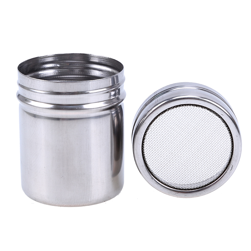 Stainless Steel Flour Sifter Sieve Filter Baking Sugar Powder Cocoa 