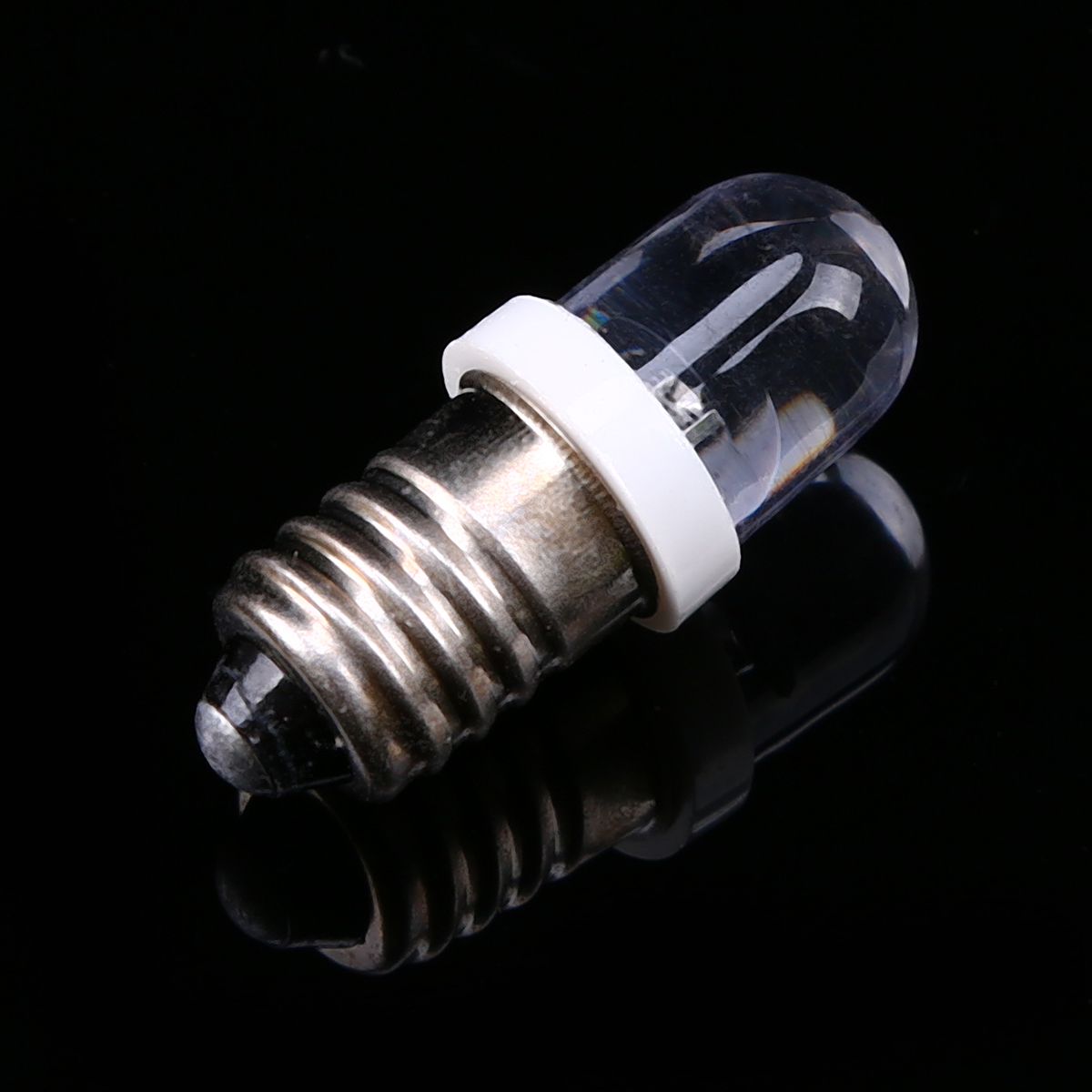 1x New E10 LED Screw Base Indicator Bulb 6/12/24V DC Illumination Lamp Lights