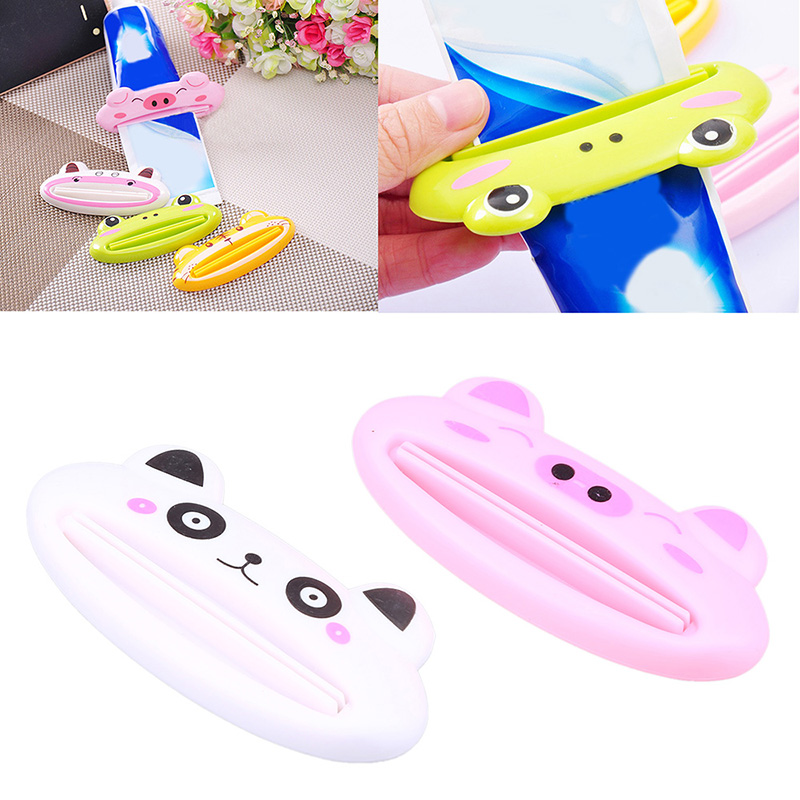 1 x Cute Animal Toothpaste Squeezer Dispenser Organiser Travel Tidy ...