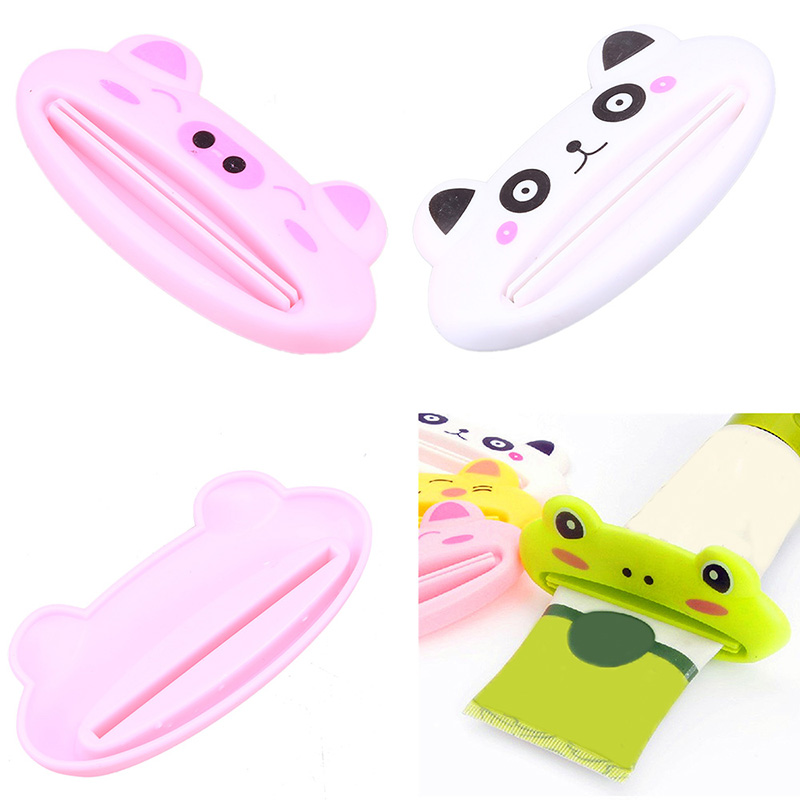 1 x Cute Animal Toothpaste Squeezer Dispenser Organiser Travel Tidy ...